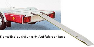 Kombibeleuchtung und Auffahrschiene